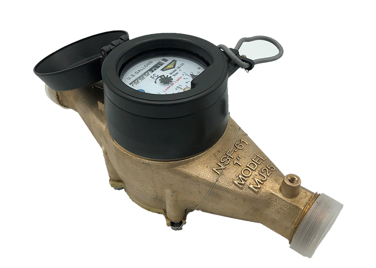 M&E Multi-Jet Bronze Water Meter 3/4" - 2"