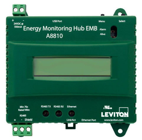 Leviton A8810 AcquiSuite Data Acquisition Server Gateway