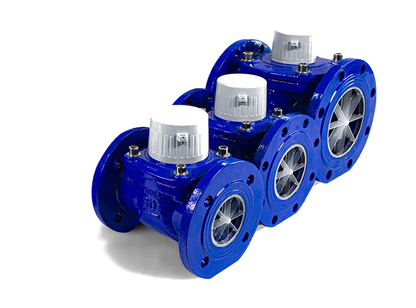 M&E Cold & Hot Cast Iron Water Turbine Meter (3" - 8")