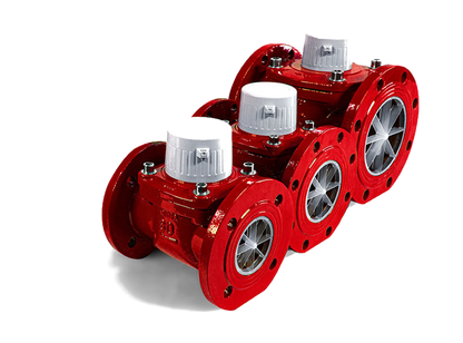 M&E Cold & Hot Cast Iron Water Turbine Meter (3" - 8")