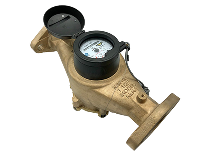 M&E Multi-Jet Bronze Water Meter 3/4" - 2"