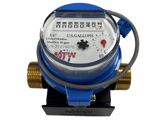 MTW Multi-Jet Poly Cold Water Meter MJ20 SHORT