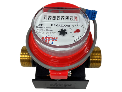 MTW Multi-Jet Poly Cold Water Meter MJ20 SHORT