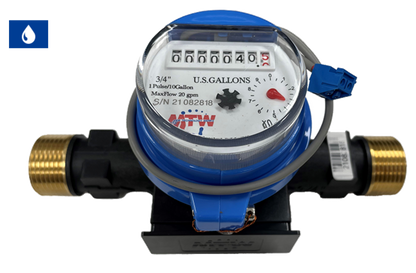 MTW Multi-Jet Poly Cold & Hot Water Meter CA W&M APPROVED