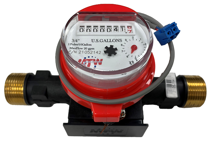 MTW Multi-Jet Poly Cold & Hot Water Meter CA W&M APPROVED