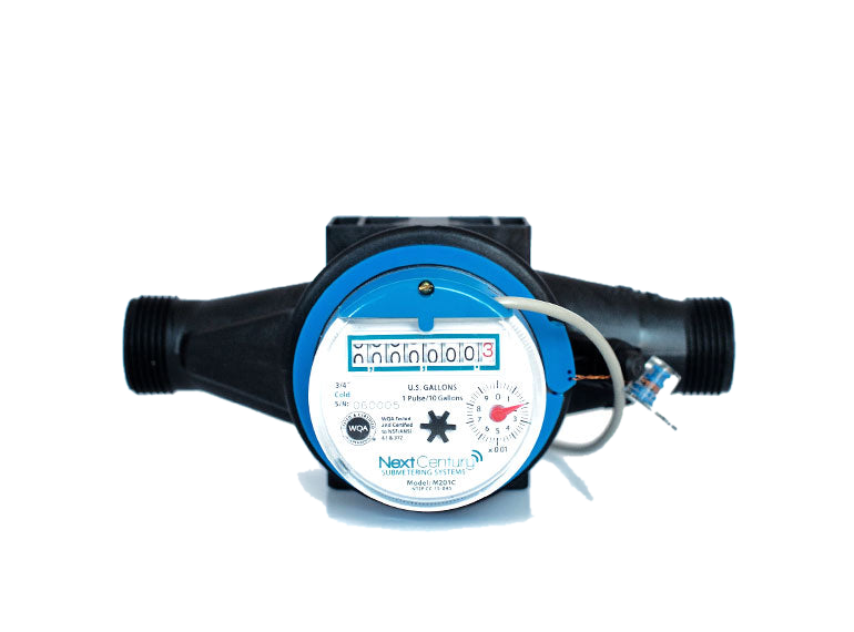 NextCentury 3/4" Poly Water Meter