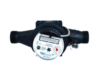 NextCentury 3/4" Poly Water Meter CA W&M APPROVED