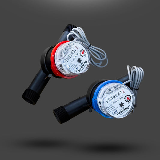 Norgas VersaMag Water Meter — 5/8×3/4" Cold, Polymer, Pulse Output